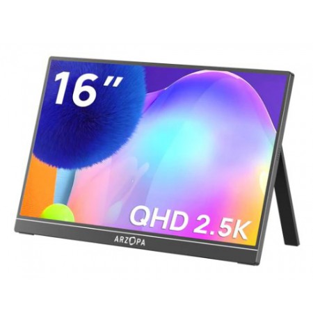 Arzopa Z1RC 16 computer monitor 40.6 cm (16") 2560 x 1600 pixels 2.5K Black