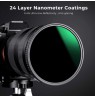 K&amp,F Concept 82mm ND8-ND2000 Nano-X Variable ND Filter with Multi-Resistant Coating (82mm)