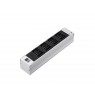 Rittal DK 7856.230 power extension 4 AC outlet(s) Indoor Black, Grey