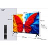 TCL S5L 32S5L TV 81.3 cm (32") Full HD Smart TV Wi-Fi Black 300 cd/m²