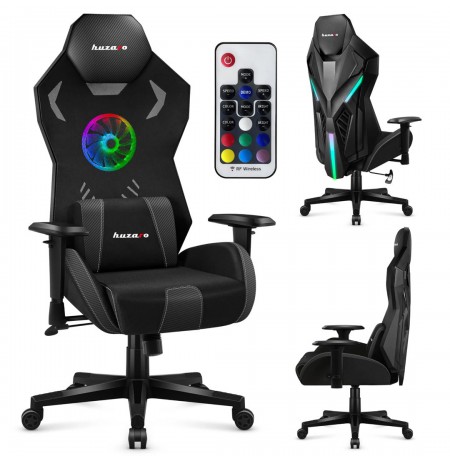 Gaming chair Huzaro Combat 7.6 RGB Black