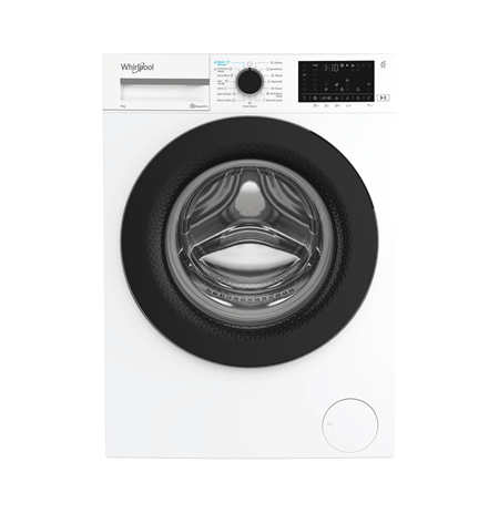 Washing machine | WAM 97WB EE | Whirlpool Energy efficiency class A | Front loading | Washing capacity 9 kg | 1400 RPM | Depth 5