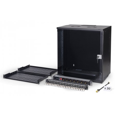 Digitus SOHO Pro network set, 483 mm (19") - 12U, 540 x 400 mm (W x D)
