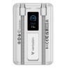 Verbatim Charge'n'Go 2C & Display Power Bank 10000 mAh Silver