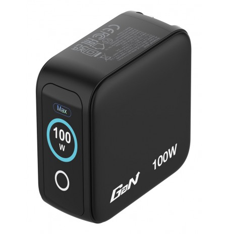 Verbatim Mini GaN Charger 100W with Display