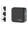Verbatim Mini GaN Charger 100W with Display