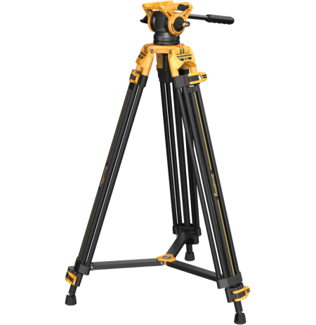SmallRig 5523 Video Tripod with Heavy-Duty Fluid Head AD-01 (BumbleBee Edition）