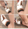 Rio Go Smooth Electric Foot File With Vacuum Action, White
