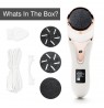 Rio Go Smooth Electric Foot File With Vacuum Action, White