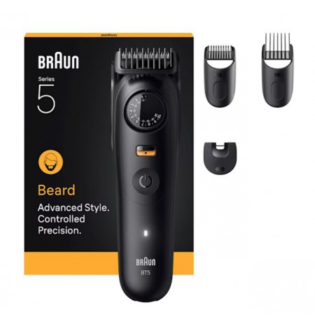 Braun BeardTrimmer 9 BT5520 beard trimmer Battery 40 2 cm Wet & Dry Black