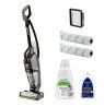 Bissell CrossWave Hydrosteam Pet Pro Upright vacuum AC Dry&wet Bagless 0 L 1100 W Black, Silver