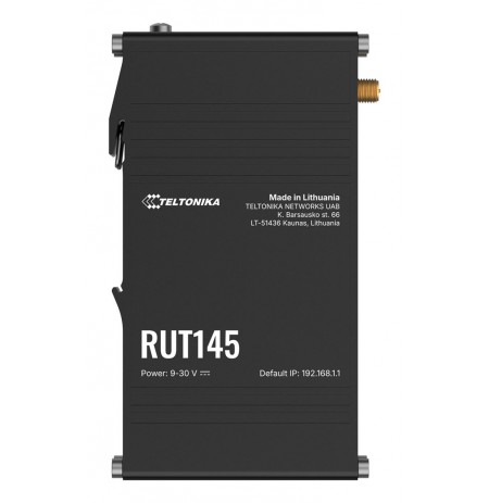 Teltonika RUT145 wireless router Fast Ethernet Single-band (2.4 GHz) Black