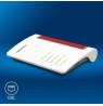Box 7630 wireless router 2.5 Gigabit Ethernet Dual-band (2.4 GHz / 5 GHz) White, Red