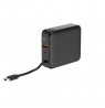 Gembird PB10-WPC15-LCD-01 Fast charging power bank with wireless charger, 20W, 10000 mAh, black
