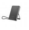 Gembird PB10-WPC15MS-01 Magnetic wireless powerbank with integrated stand, 15W, 10000 mAh, black