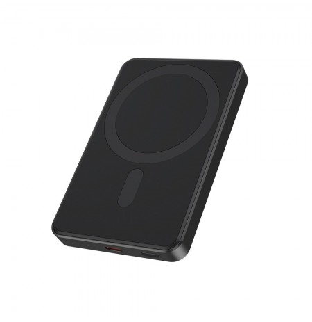 Gembird PB05-WPC15M-01 Magnetic wireless powerbank 15 W, 5000 mAh, black
