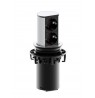 Bachmann 928.002 socket-outlet Black, Silver