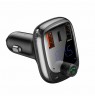 Baseus CCMT000101 FM transmitter 87.5 - 108 MHz Bluetooth Black