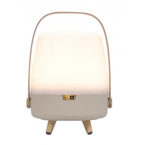 Kooduu Lite-up PLAY Mini Mono portable speaker Sand, White, Wood 8 W