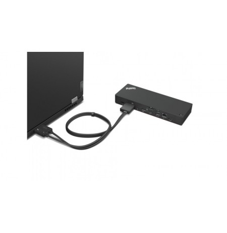 Lenovo ThinkPad Thunderbolt 4 Workstation Dock (40B00300EU) Jungčių stotelė, Juoda