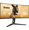 iiyama G-MASTER GCB3486WQSCP-B1 computer monitor 86.4 cm (34") 3440 x 1440 pixels UltraWide Quad HD Black