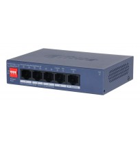 Dahua Technology CS4005-4ET1GT-36 network switch Managed L2 Gigabit Ethernet (10/100/1000) Power over Ethernet (PoE) Blue