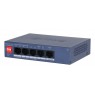 Dahua Technology CS4005-4ET1GT-36 network switch Managed L2 Gigabit Ethernet (10/100/1000) Power over Ethernet (PoE) Blue