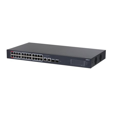 Dahua Technology CS4228-24GT-240 network switch Managed L2 Gigabit Ethernet (10/100/1000) Power over Ethernet (PoE) Black