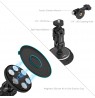 Magic Arm Magnetic Suction Cup Mounting Support Kit for Action Cameras 4466