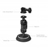 Magic Arm Magnetic Suction Cup Mounting Support Kit for Action Cameras 4466