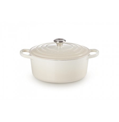 Le Creuset Signature Roaster round meringue 26cm