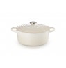 Le Creuset Signature Roaster round meringue 26cm