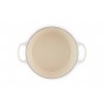 Le Creuset Signature Roaster round meringue 26cm
