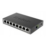 D-Link DGS-108 Unmanaged L2 Gigabit Ethernet (10/100/1000) Black