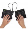 R-Go Tastatur Split   Break DE-Layout     verkabelt  schwarz