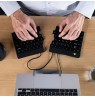 R-Go Tastatur Split   Break DE-Layout     verkabelt  schwarz