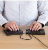 R-Go Tastatur Split   Break DE-Layout     verkabelt  schwarz