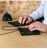 R-Go Tastatur Split   Break DE-Layout     verkabelt  schwarz