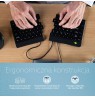 R-Go Tastatur Split   Break DE-Layout     verkabelt  schwarz