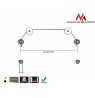 Mount wire hook for TV Maclean MC-557 (Hook, Wall - 70", max. 50kg)