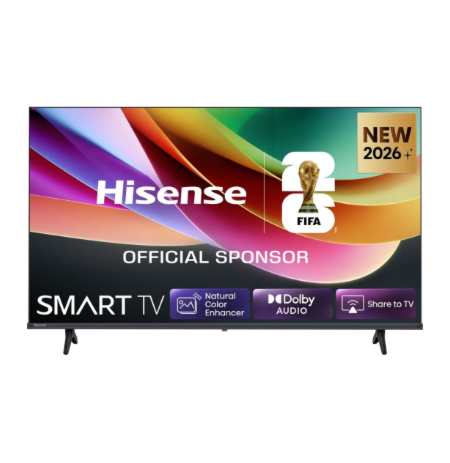 Hisense TV | 32A4S | 32 | Smart TV | VIDAA Smart OS | HD | Black