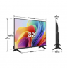 Hisense TV | 32A4S | 32 | Smart TV | VIDAA Smart OS | HD | Black