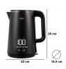 ELDOM C515C Cordless Kettle 1.8 L 2000 W Black