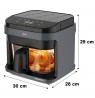 ELDOM FR500 AIR FRYER GLASS CONTAINER 5.5 L