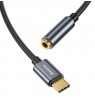 Baseus L54 mobile phone cable Black, Grey USB C 3.5mm