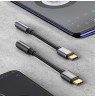 Baseus L54 mobile phone cable Black, Grey USB C 3.5mm