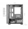 TACENS MARS MC-VECTOR 4xARGB USB-C mATX case
