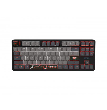 GAMING KEYBOARD FURY KANABO K6 US RGB BACKLIGHT MAGNETIC BLACK-GREY