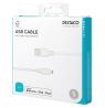 USB-A - Lightning kabelis DELTACO, 2m, baltas / IPLH-402-1 / 1903214