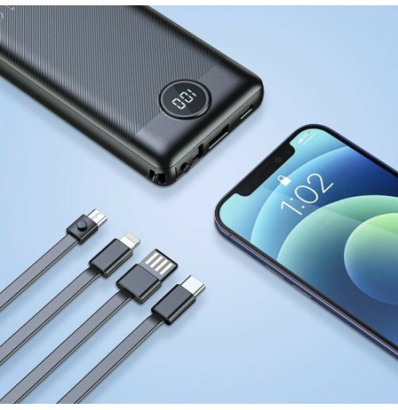 Veger C10 (W1116) Išorinė baterija (Power Bank) 10000mAh, 5V 2A, Juoda